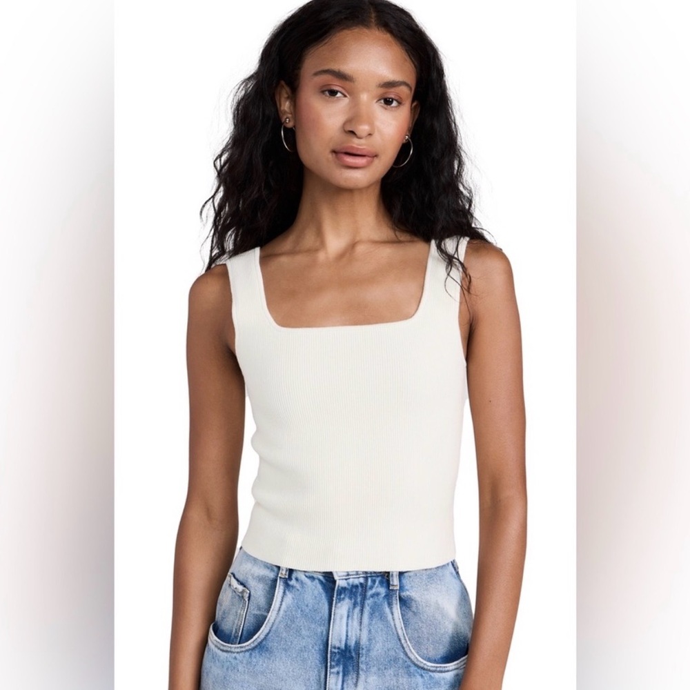 Reformation Julia Tank XS Cream